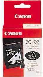 Original Canon Tintendruckkopfpatrone BC-02 schwarz für BJ 10 20 200 220