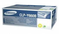 Original Samsung Toner CLP-Y660B gelb für CLP 610 660 6200 B-Ware