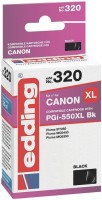 Original Edding Tinte Patrone 320 für Canon PGI-550XL schwarz Pixma IP7250 MX925