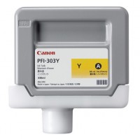 Original Canon Tinte Patrone PFI-303 gelb für imagePROGRAF IPF 810 815 820 Blister