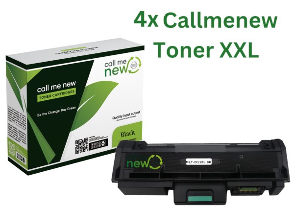 58639_4x_Callmenew_Toner_für_Samsung_MLT-D116L_SL-M_2620_2625_Series_Xpress_M_2620_2820_Series