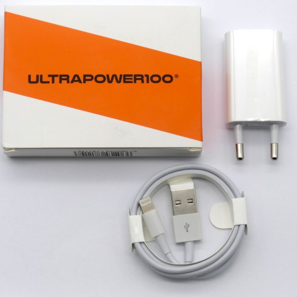 52688_Ultrapower100_UPKLEU_1_Meter_100-240V_USB-A_Lightning_Aufladekabel_mit_Netzteil_weiß