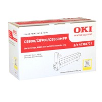 Original OKI Trommel 43381721 gelb für C5800 C5900