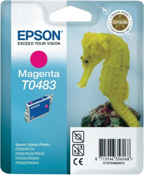 Original Epson Tinten Patrone T0483 magenta für Stylus Photo 200 300 500 600