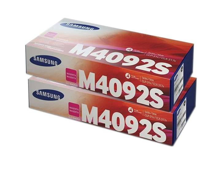 2x Original Samsung Toner CLT-M4092S CLP-310 CLP-315 CLX ...