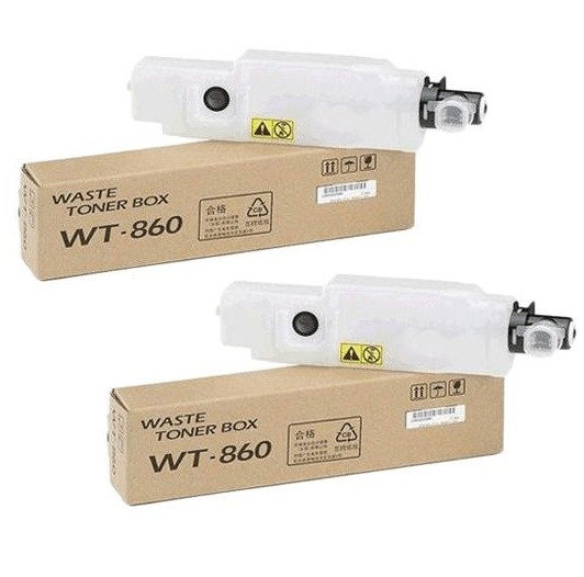 2x Original Kyocera Resttonerbehälter WT-860 FS-C 8600 8650 8670