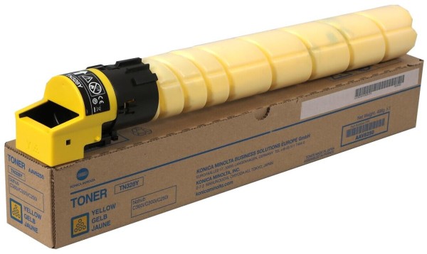 59539_Original_Konica_Minolta_Toner_TN-328Y_gelb_für_Bizhub_C_250_300_360_i_B-Ware