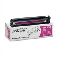 Original Lexmark Toner 12A1451 magenta für Optra Color 1200