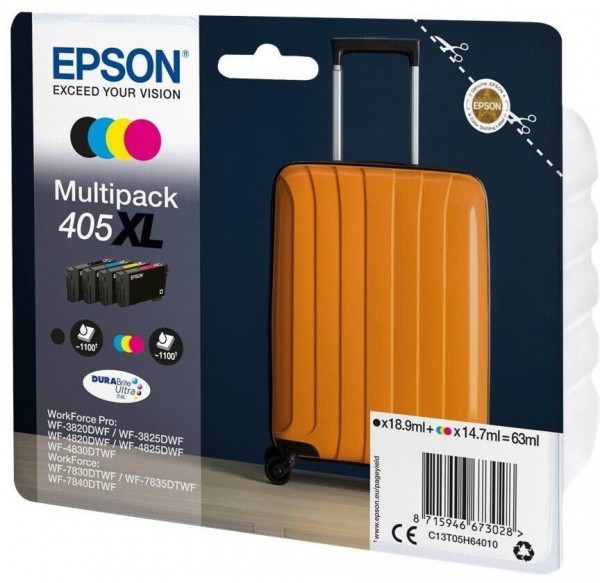 47152_4x_Original_Epson_Tinten_Patrone_405XL_für_Workforce_Pro_WF_3800_3820_3830_4800_4820