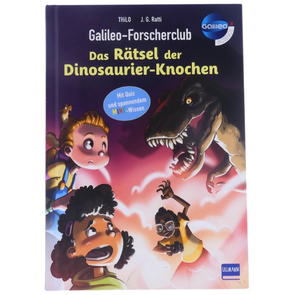 59484_Galileo-Forscherclub_Das_Rätsel_der_Dinosaurier-Knochen_Mit_Rätseln_und_spannendem_MINT-Wissen_Buch_NEU