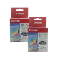 2x Original Canon Fotodruckkopf BC-06 foto color für BJC 240 250 1000