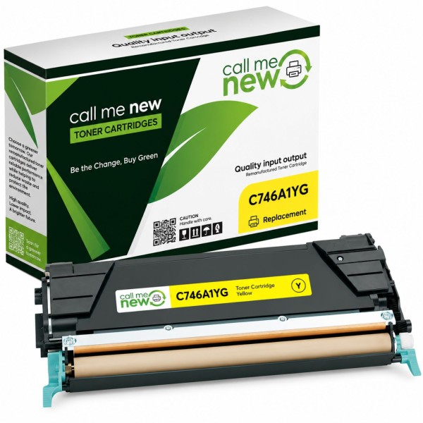 40518_Kompatibler_Toner_Lexmark_C746A1YG_gelb_für_Lexmark_C746_/_C748