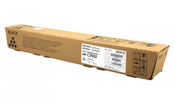 Original Ricoh Toner 842016 schwarz für Aficio MP C3002 C3502