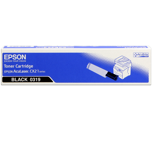 Original Epson Toner C13S050319 schwarz für Aculaser CX21N CX21NF B-Ware
