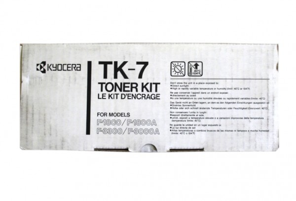Original Kyocera Toner TK-7 schwarz für F 1800 3300 B-Ware