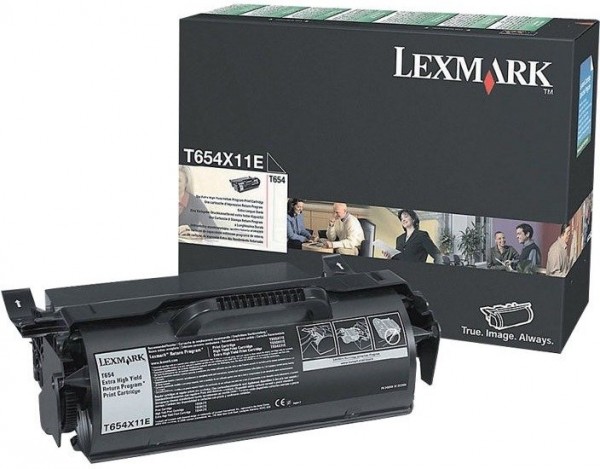 Original Lexmark Toner T654X11E schwarz für Optra T654 T656 oV