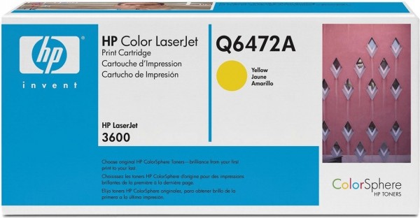 Original HP Toner Q6472A 502A für Color Laserjet 3600 3600DN NEU umverpackt