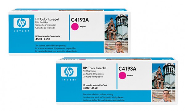 2x Original HP Toner 640A C4193A für LaserJet 4500 4500DN 4500N B-Ware