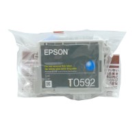 Original Epson Tinten Patrone T0592 cyan für Stylus Photo R2400 Blister
