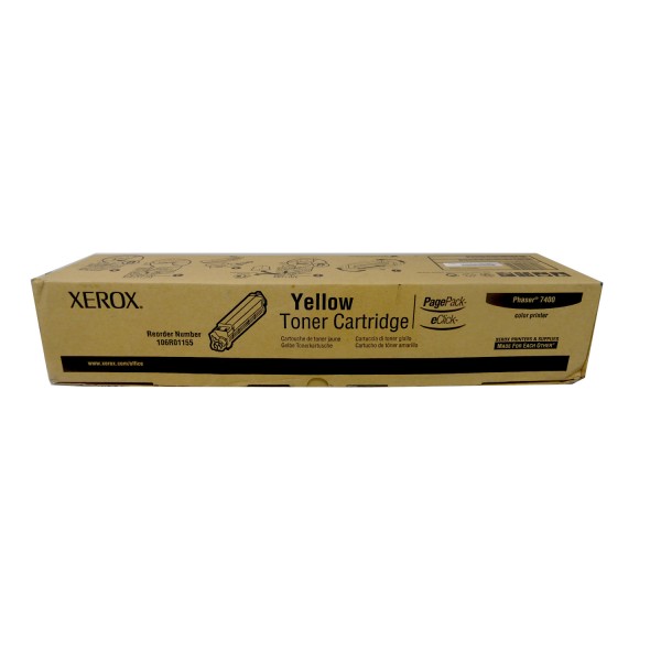 64416_Original_Xerox_Toner_106R01155_Gelb_für_Phaser_7400_B-Ware