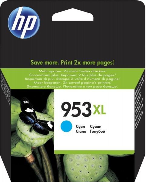 Original HP 953XL Tinte Patrone cyan OfficeJet Pro 8210 8218 8710 8715 MHD