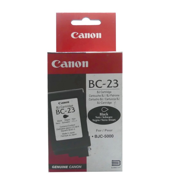 Original Canon Tinten Patrone BC-23 schwarz für BJC 5000 5100