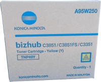 Original Konica Minolta Toner TNP-49Y gelb für Bizhub C 3351 3851 - neu umverpackt