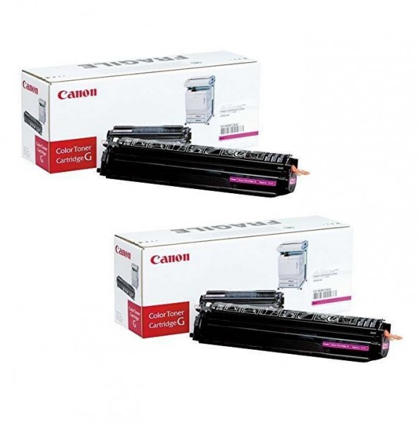 2x Original Canon Toner 1513A003 CRG-G magenta für CP660 C 624 oV