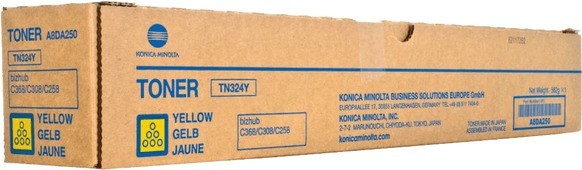 54088_Original_Konica_Minolta_Toner_TN-324Y_gelb_für_Bizhub_C_258_308_368_B-Ware