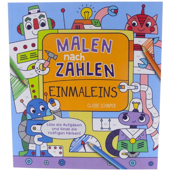 59208_Malen_Nach_Zahlen_Einmaleins_ab_7_Jahren_Kinderbuch_Jugend_kartoniert_ullmann_Buch_NEU