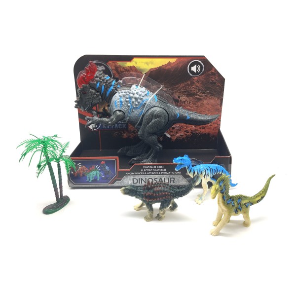 51643_Dinosaur_Park_Pachycephalosaurus_elektrisch_wütende_Stimme_prismatisches_Gelenk_Set