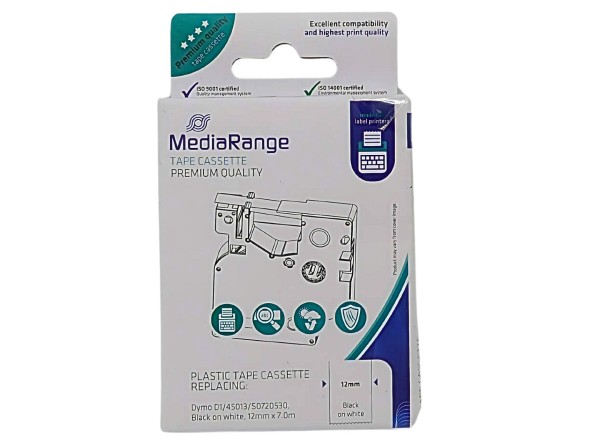 61648_Media_Range_Kunststoff-Schriftbandkasette_kompatibel_mit_Dymo_D1/45013/S0720530