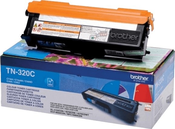 Original Brother Toner TN-320C für DCP 9055 9270 MFC 9560 9970 oV