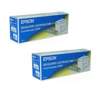 2x Original Epson Toner C13S050155 gelb für Aculaser C 900 B-Ware