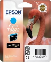 Original Epson Tinten Patrone T0872 cyan für Stylus Photo R 1900