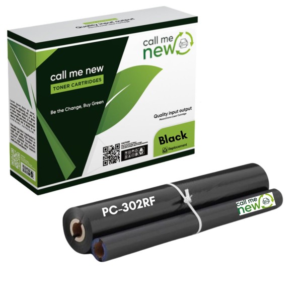 61458_Callmenew_ersetzt_Brother_PC-302RF_Thermotransferrolle_schwarz_für_FAX_910_917_920_930_940,_IntelliFax_750_760_770_870