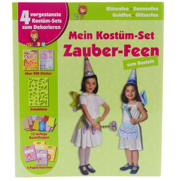 59038_Mein_Kostüm-Set:_Zauber-Feen:_Zum_Basteln:_Zum_Basteln_4_vorgestanzte_Kostüm-Sets_zum_Dekorieren_Buch_NEU