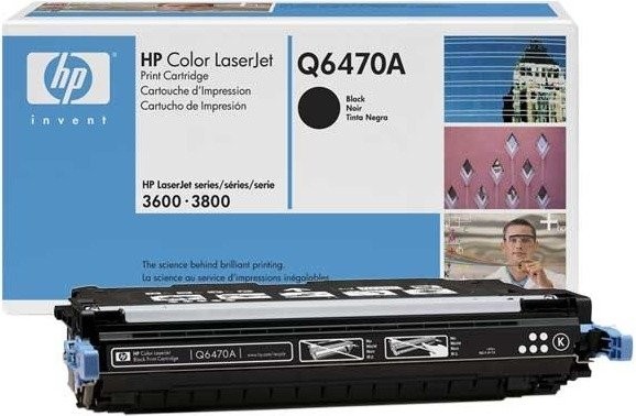 Original HP Toner Q6470A 501A für Color Laserjet 3600 3800 NEU umverpackt