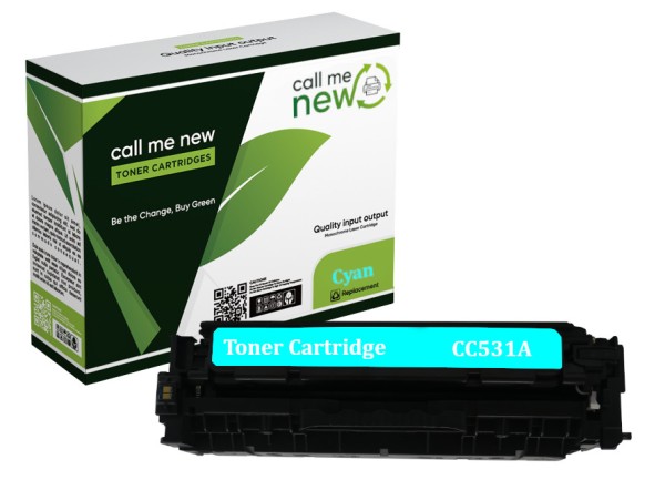 Callmenew Toner CC531A 304A cyan für HP Color LaserJet CP2025 CM2320