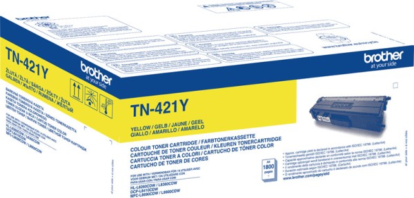 53883_Original_Brother_Toner_TN-421Y_gelb_für_DCP-L_8410_HL-L_8260_B-Ware