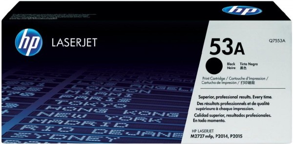 Original HP Toner Cartridge 53A Q7553A Laserjet P2012 P2013 P2013N P2014
