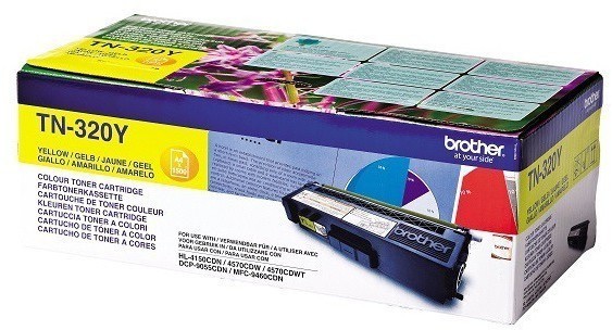 60278_Original_Brother_Toner_TN-320Y_gelb_für_DCP_9055_9270_MFC_9560_9970_B-Ware