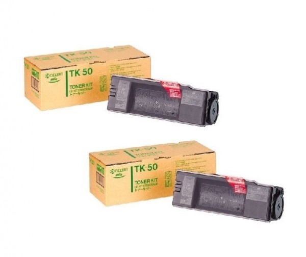 2x Original Kyocera Toner TK-50H schwarz für FS 1900 B-Ware