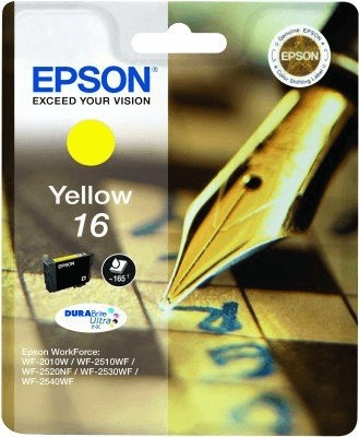 Original Epson Tinten Patrone 16 gelb für WorkForce 2540 2530 2010 2520 2500