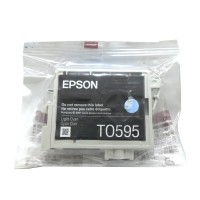 Original Epson Tinten Patrone T0595 cyan hell für Stylus Photo R2400 Blister Original Epson Tinten Patrone T0595 cyan hell für Stylus Photo R2400 Blister