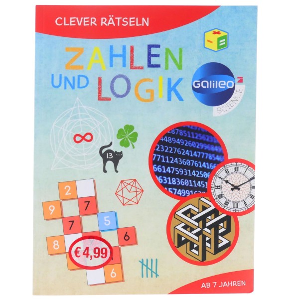 59041_Galileo_Clever_Rätseln:_Zahlen_und_Logik_ab_7_Jahren_kartoniert_ullmann_Buch_NEU