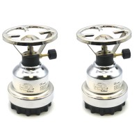 2x Universal T24 Campingkocher TK-190 Metall Gaskocher für 190g Stechgaskartuschen Außenbereich