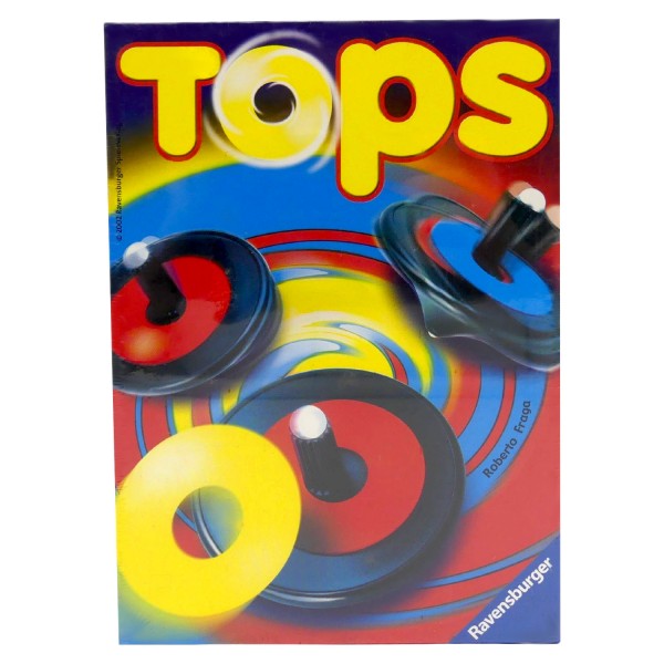 53222_Ravensburger_Spiel_Tops_262571_Kreisel_Farben_Gesellschaftsspiel_Vintage_NEU_OVP