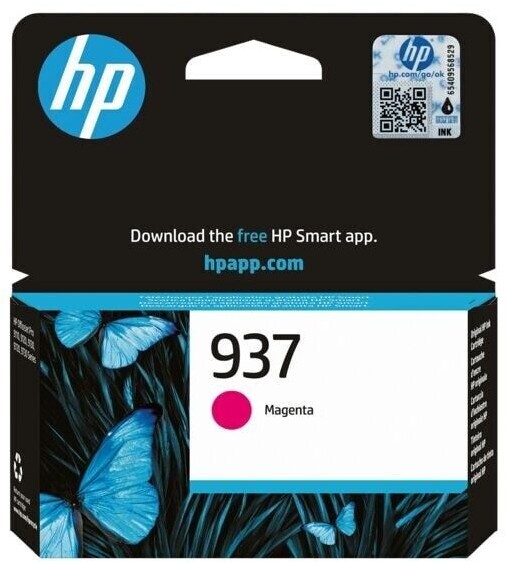 60984_Original_HP_937_Tinte_Patrone_magenta_4S6W3NE_OfficeJet_Pro_9110b_9120b_9130b_Blister