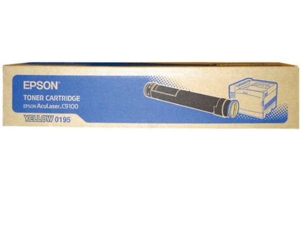 Original Epson Toner S050195 gelb für Aculaser C9100